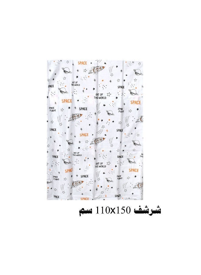 فروتشي لحاف أطفال Ferrucci مواليد قطن 100% عملي وخفيف – 80×140 سم – نوم مريح لطفلك - Image 3